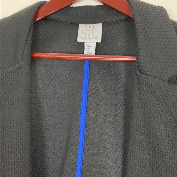 Paraphrase Thick Texture Blazer Black Medium - Picture 2 of 6